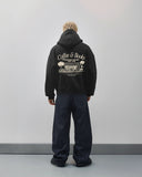 OCS Oversized Hoodie - Coffee & Books