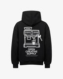 OCS Oversized Hoodie Black - Espresso Club