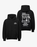 OCS Oversized Hoodie Black - Espresso Club