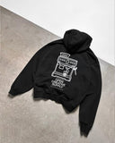 OCS Oversized Hoodie Black - Espresso Club