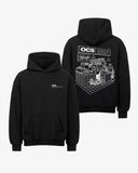 OCS Oversized Hoodie Black – Coffee Pop-Up