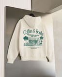 OCS Oversized Hoodie - Coffee & Books