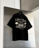 OCS Oversized Tee - Coffee & Books