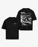OCS Oversized Shirt Black - Waveform