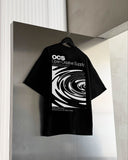 OCS Oversized Shirt Black - Waveform