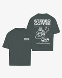OCS Oversized Shirt Green - Stereo Coffee