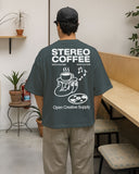 OCS Oversized Shirt - Stereo Coffee