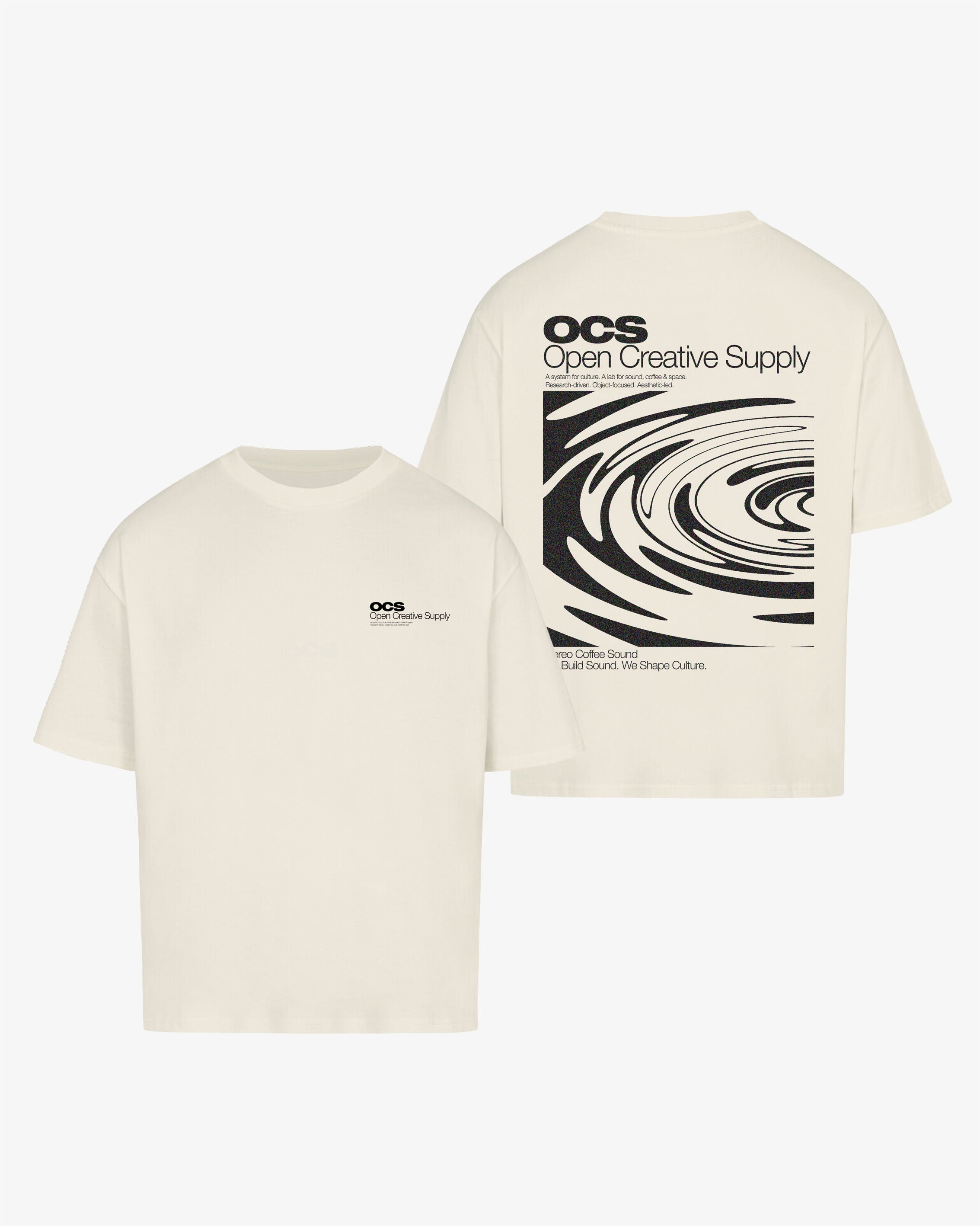 OCS Oversized Tee - Waveform – Open Creative Supply