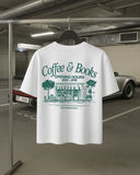 OCS Oversized Tee - Coffee & Books