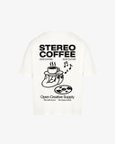 OCS Oversized Shirt White - Stereo Coffee