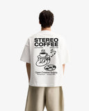 OCS Oversized Shirt White - Stereo Coffee