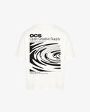 OCS Oversized Shirt White - Waveform