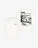 OCS Oversized Shirt White - Waveform