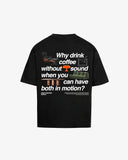 OCS Oversized Tee - Coffee & Sound in Motion