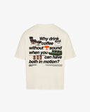 OCS Oversized Tee - Coffee & Sound in Motion