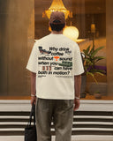 OCS Oversized Tee - Coffee & Sound in Motion
