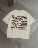 OCS Oversized Tee - Coffee & Sound in Motion