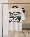 OCS Oversized Tee - Coffee & Sound in Motion