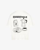 OCS Oversized Tee White - Coffee Essentails